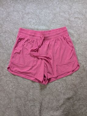 Athletic Works Hot Pink Drawstring Athletic Lounge Shorts